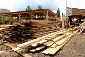 Действующая пилорама в Кривом Роге