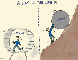 What startups are struggling for? 