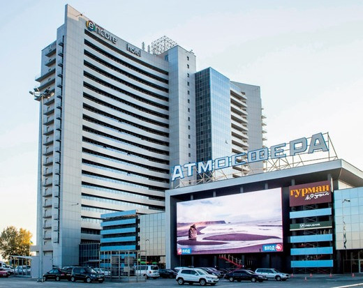 SETAM platform sets on sale shopping center Atmosphera and hotel Ramada Encore 