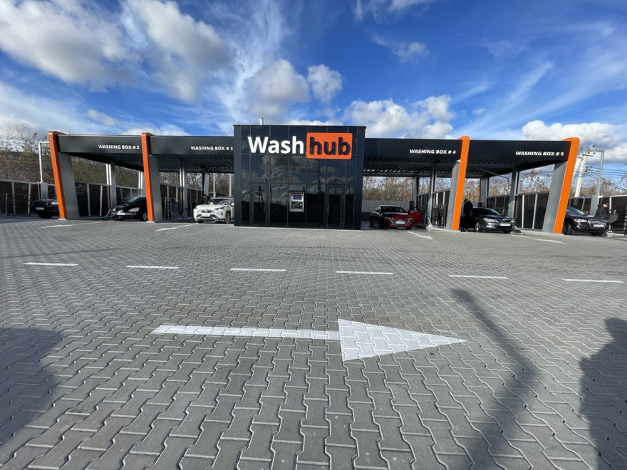 Profitable Self-Service Car Wash WashHub for Sale Near Kyiv