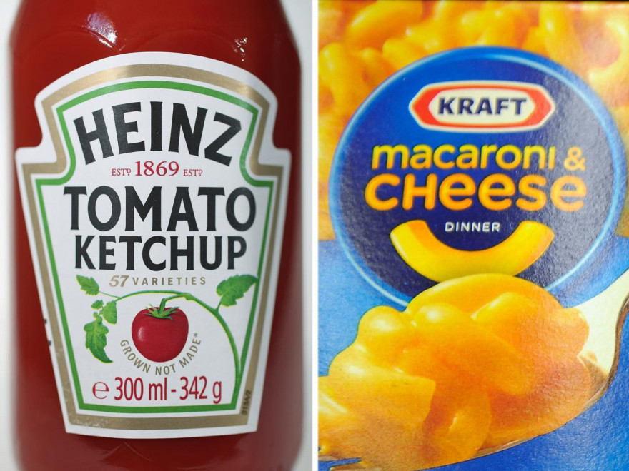 Kraft и Heinz  сформируют третью по величине продовольственную компанию в Северной Америке 