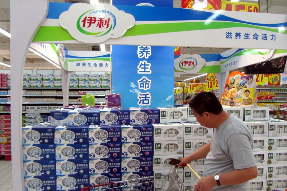 Китайская Yili вытеснила Danone с пьедестала самого дорогого молочного бренда