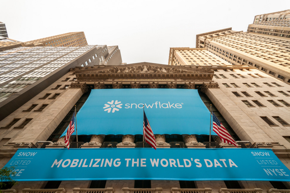 Облачный сервис Snowflake получил оценку более $70 млрд. в ходе IPO