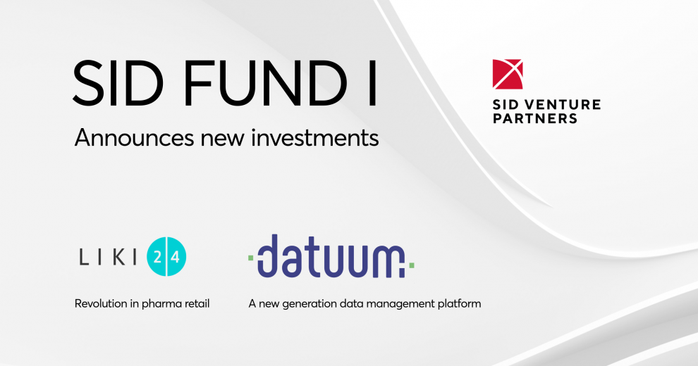 Венчурний фонд SID Venture Partners інвестував у стартапи Liki24.com та datuum.ai
