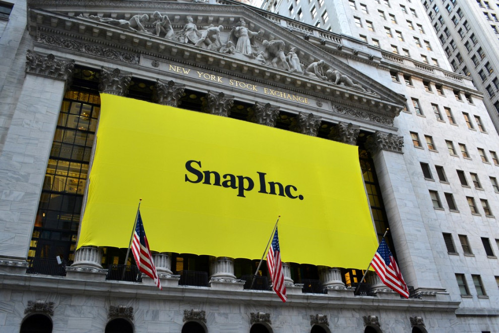 Убытки Snap повлекли падение стоимости владельцев соцсетей на $47 млрд