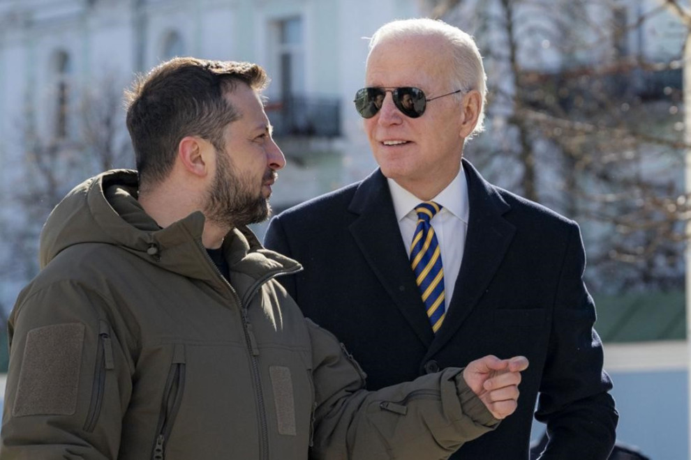 Joe Biden in Kyiv announces his intention to allocate $2.5 bln in military aid to Ukraine
