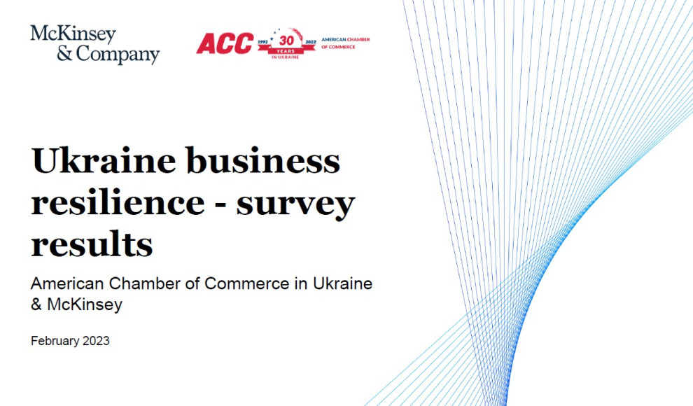 Ukraine business resilience - ACC in Ukraine & McKinsey survey results