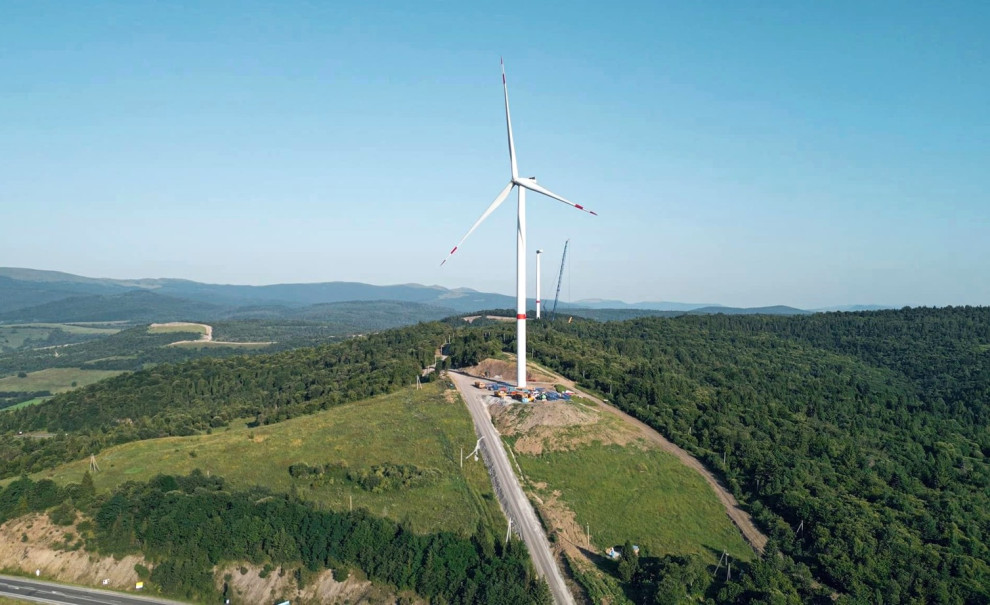 "Friendly Wind Technology" company launched the first wind power plant in Transcarpathia