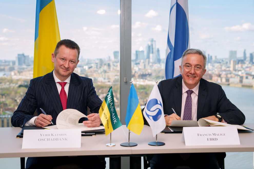 Oschadbank and EBRD to Launch New €510 Million Business Financing Program