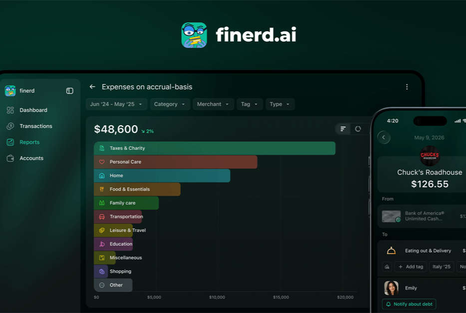 Украинский FRACTAL инвестировала $1 млн в finerd.ai для управления личными финансами