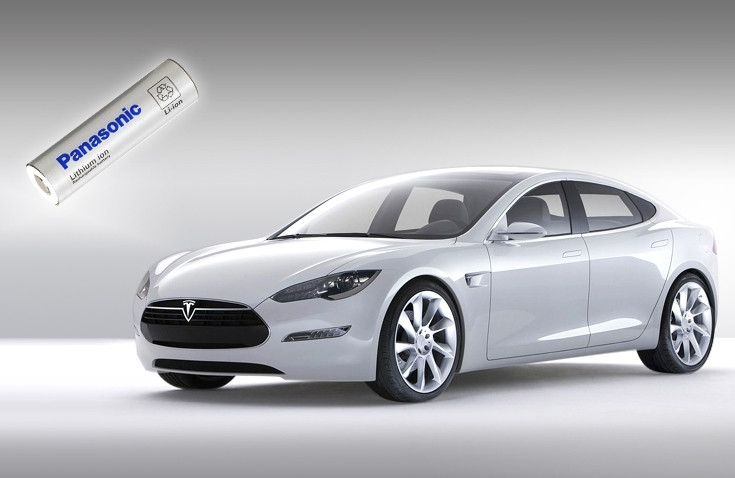 Tesla совместно с Panasonic усовершенствуют электромобили