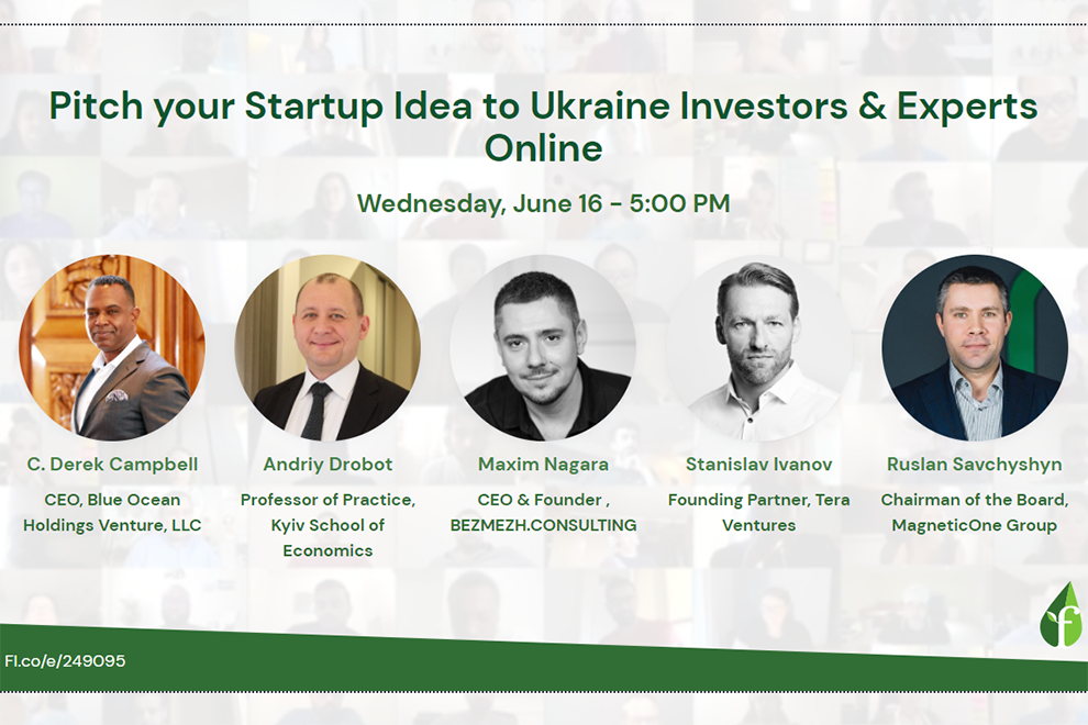 Питч для экспертов и венчурных инвесторов Founder Institute Ukraine 
