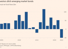 В 2022 году инвесторы вывели $50 млрд из фондов облигаций развивающихся рынков