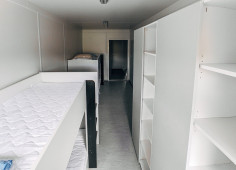 Первый пошел: в Бородянке открыли модульный городок для пострадавших от войны