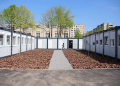 Первый пошел: в Бородянке открыли модульный городок для пострадавших от войны