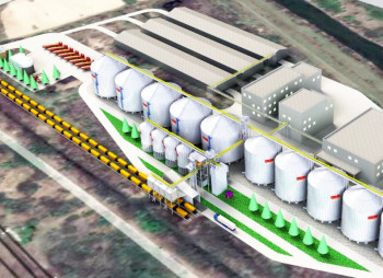 Construction of a large terminal for storage, transshipment and processing of agricultural crops in Transcarpathia