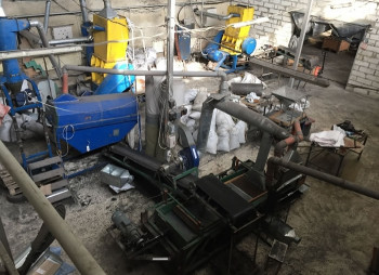 Линия переработки автомобильных шин в резиновую крошку