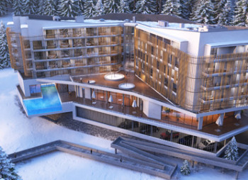 Profitable hotel property Premier Resort Hotel near TC Bukovel