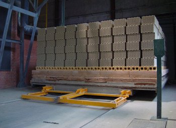 Clay blocks manufacturing brick plant