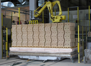Clay blocks manufacturing brick plant
