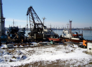 Port terminal in Odessa region (Illichivsk)