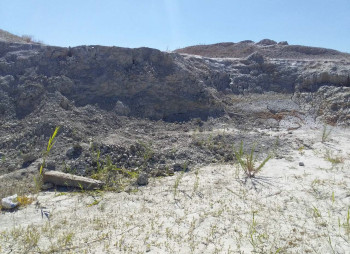 Каолиновый карьер в Донецкой области