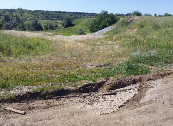 Каолиновый карьер в Донецкой области