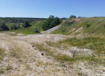 Каолиновый карьер в Донецкой области