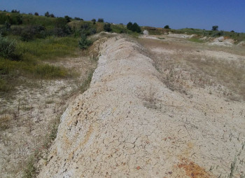 Каолиновый карьер в Донецкой области