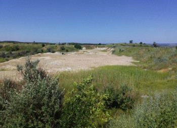 Каолиновый карьер в Донецкой области