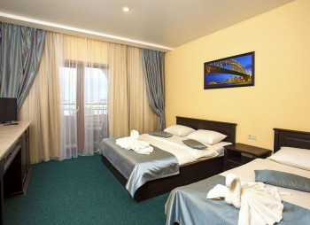 Roksolana hotel in Zaliznyi Port (Zhelezny Port)