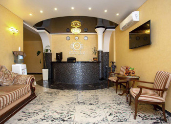 Roksolana hotel in Zaliznyi Port (Zhelezny Port)