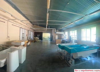 Продаж виробничо-складського комплексу 4 600 м2, 2.65 га + бізнес (вироби з акрилу) в Київській області