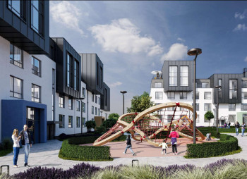 Продаж ділянки 1,2 га з проектом багатоквартирного комплексу 15 000 м2 у передмісті Львова