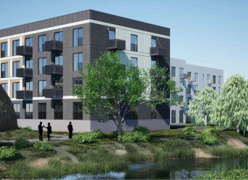 Продажа участка с проектом девелопмента комплекса 4500 м2 квартир в Латвии, Рига