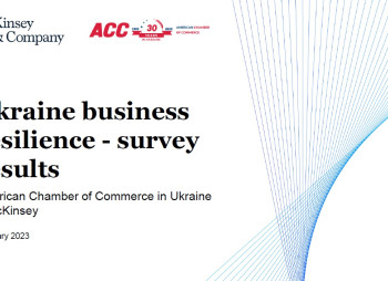 Ukraine business resilience - ACC in Ukraine & McKinsey survey results
