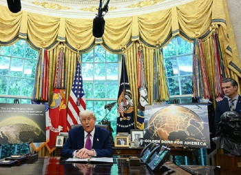 Трамп схвалив проєкт оборонного щита від Росії та Китаю Золотий купол вартістю $175 млрд