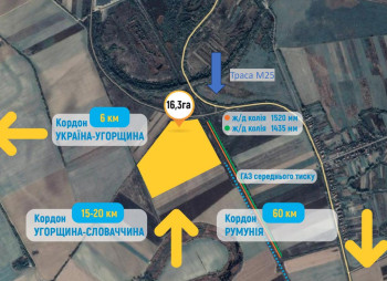 На Закарпатті виставлено на продаж 16 га промислової землі з двома залізничними коліями