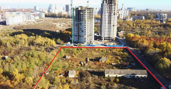 Land plot of 1.26 hectares for development in Kyiv InVenture