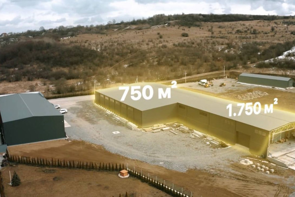 Продаж виробничо-складського комплексу 3458 м² біля м. Чернівці