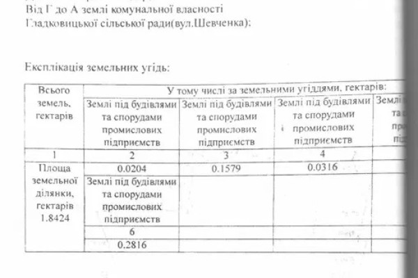 Продаж митного терміналу 1,84 га, 2100 м2, Житомирська область, Овруч