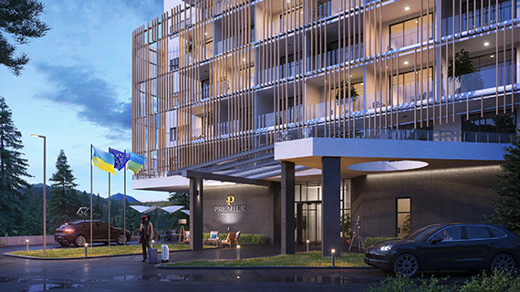 Profitable hotel property Premier Resort Hotel near TC Bukovel