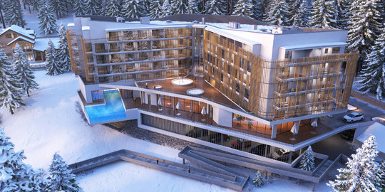 Profitable hotel property Premier Resort Hotel near TC Bukovel