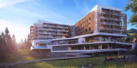 Profitable hotel property Premier Resort Hotel near TC Bukovel