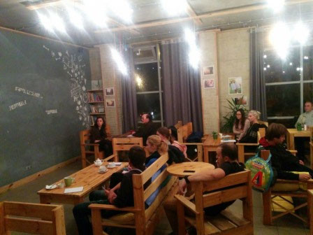 Кафе с концепцией арт-пространства