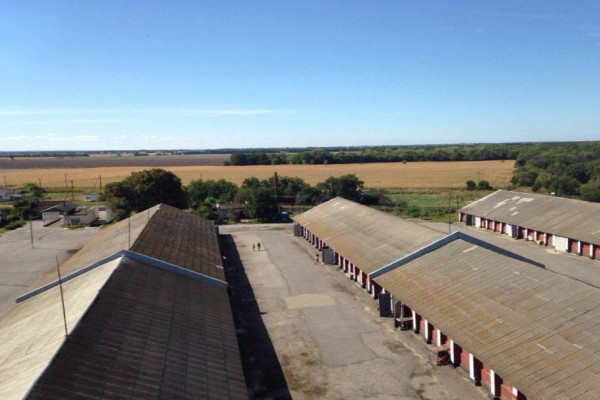 Зерновой элеватор на 30 000 тонн напольного хранения