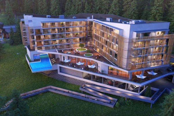 Profitable hotel property Premier Resort Hotel near TC Bukovel