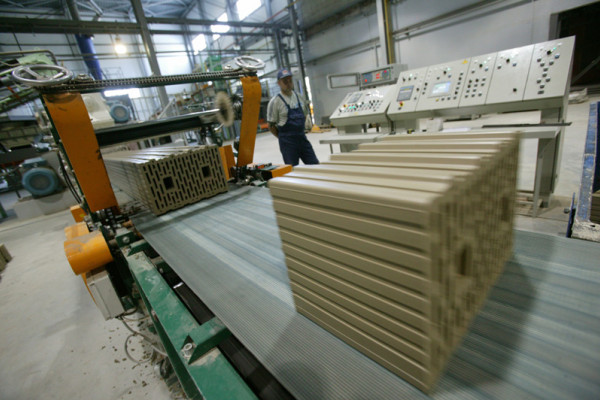 Clay blocks manufacturing brick plant