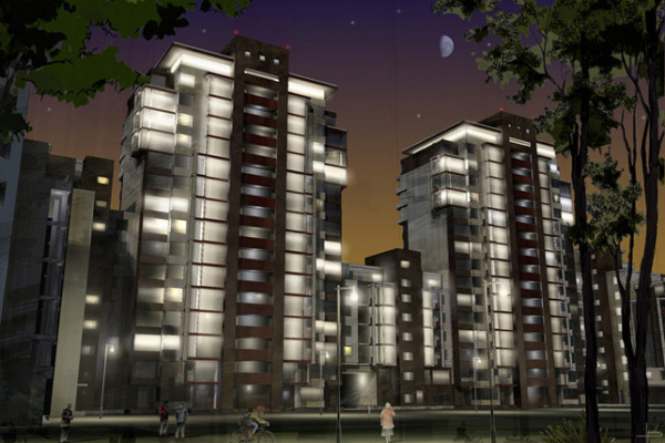 Строительство жилого комплекса с торговым центром в г. Одесса