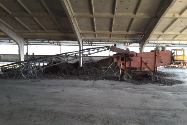 Industrial complex for the manufacture of organic fertilizers